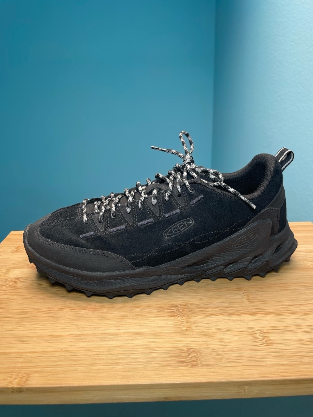 Keen Jasper Zionic Black Alloy Hiking Shoes Men's Sz 11 Suede Leather Nice!